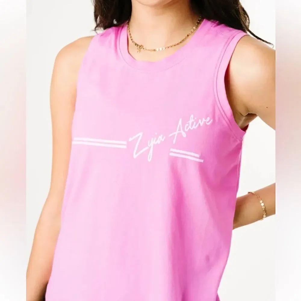 Zyia Active South Beach Sleeveless Pink Tank Women’s 3XL XXL